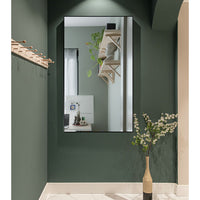 Minimal Black Bathroom Vanity Mirror