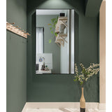 Minimal Black Bathroom Vanity Mirror