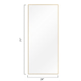 Minimal Metal Framed Bathroom Vanity Mirror
