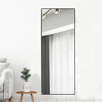 Minimal Black Bathroom Vanity Mirror