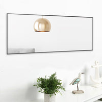 Minimal Black Bathroom Vanity Mirror