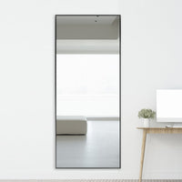 Minimal Black Bathroom Vanity Mirror