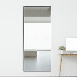 Minimal Black Bathroom Vanity Mirror