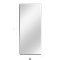 Minimal Black Bathroom Vanity Mirror
