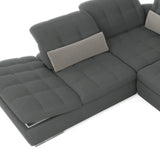 Mod Gray Four Piece Right Sectional Sofa with Storage and Sleeper