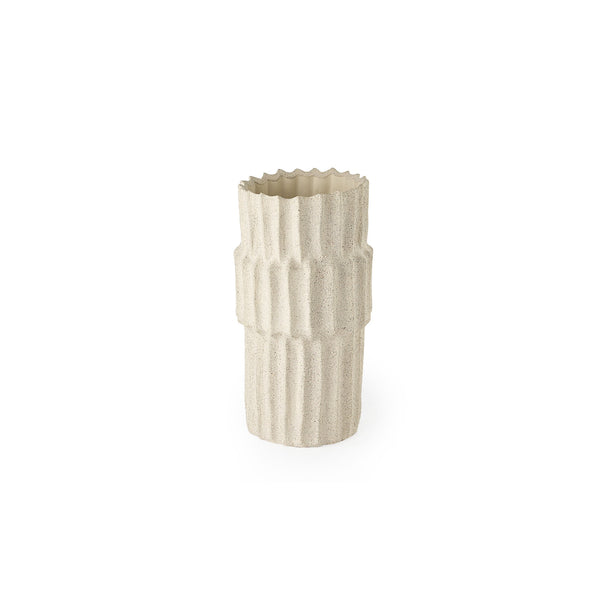 14" Jumbo Organic Textured Sand Vase