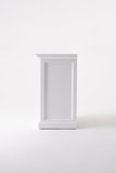 Classic White Large Nightstand With Dividers