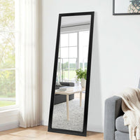 Black Framed Door Mount Mirror