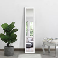 Thick Border White Wall Mirror
