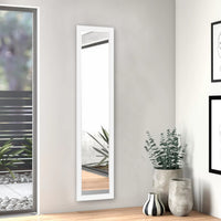 Thick Border White Wall Mirror
