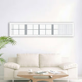Thick Border White Wall Mirror