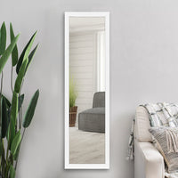 Thick Border White Wall Mirror