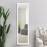 Thick Border White Wall Mirror