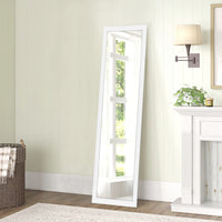 Thick Border White Wall Mirror