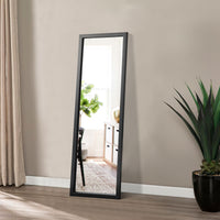 Thick Border Black Full Length Mirror
