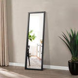 Thick Border Black Full Length Mirror