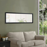 Thick Border Black Full Length Mirror