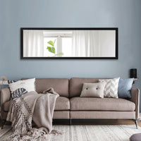 Thick Border Black Full Length Mirror