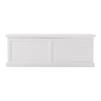 Classic White Paneled Storage Chest