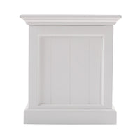 Classic White Paneled Storage Chest