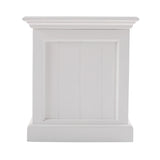 Classic White Paneled Storage Chest
