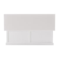 Classic White Paneled Storage Chest