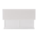 Classic White Paneled Storage Chest