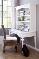 Antiqued White Provencial Writing or Computer Desk