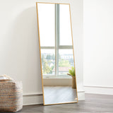 Gold Aluminum Frame Mirror