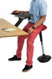 Red Tall Swivel Active Balance Chair