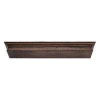 47" Black Wash EL Floating Wall Shelf