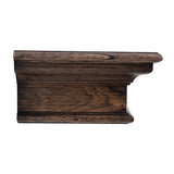 47" Black Wash EL Floating Wall Shelf