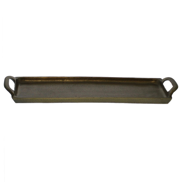 Jumbo Bronze Narrow Rectangular Tray