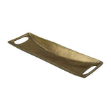 Petite Gold Metal Boat Shaped Tray