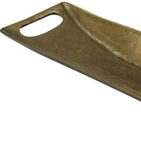 Petite Gold Metal Boat Shaped Tray