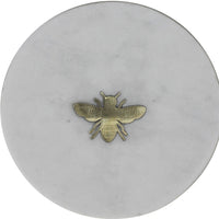 Bumble Bee Inlay Marble Serving Tray