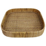 Jumbo Braided Bamboo Square Tray