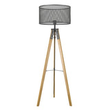 Capprice 1-Light Matte Black Floor Lamp