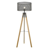 Capprice 1-Light Matte Black Floor Lamp