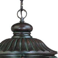 Naples 1-Light Marbelized Mahogany Hanging Light