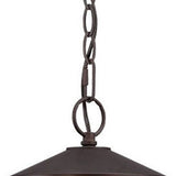 Antique Bronze Round White Glass Hanging Light
