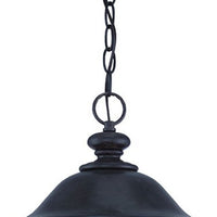 XL Three Light Matte Black Urn Shaped Hanging Light