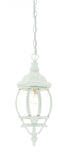 White Glass Globe Hanging Light