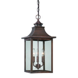 St. Charles 3-Light Acopper Patina Hanging Light