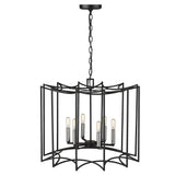 Rhian 8-Light Matte Black Pendant
