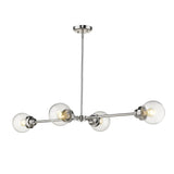 Portsmith 4-Light Polished Nickel Island Pendant