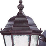 Two Light Brown Carousel Lantern Wall Light