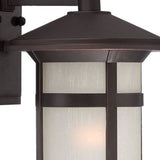 Antique Bronze Round White Glass Wall Light