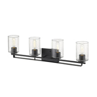 Orella 4-Light Matte Black Sconce