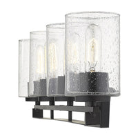 Orella 4-Light Matte Black Sconce